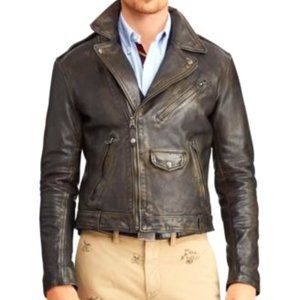 POLO Ralph Lauren        Leather Motorcycle Jacket
